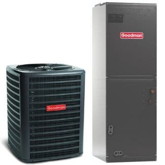 Goodman 1.5 Ton 13.4 SEER2 Air Conditioner Split System - R32 Single Stage - Multi-Positional